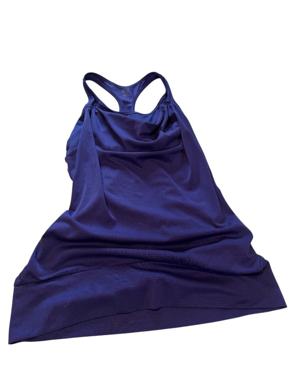 Champion Purple Racerback Sports Tank Top Womens M  Breathable Fabric Stretch Ru